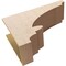 Ekena Millwork 11"W x 33"D x 22"H Classic Diane Rough Cedar Woodgrain TimberThane Corbel, Primed Tan CORUR11X33X22DIARCPR - alternate 5